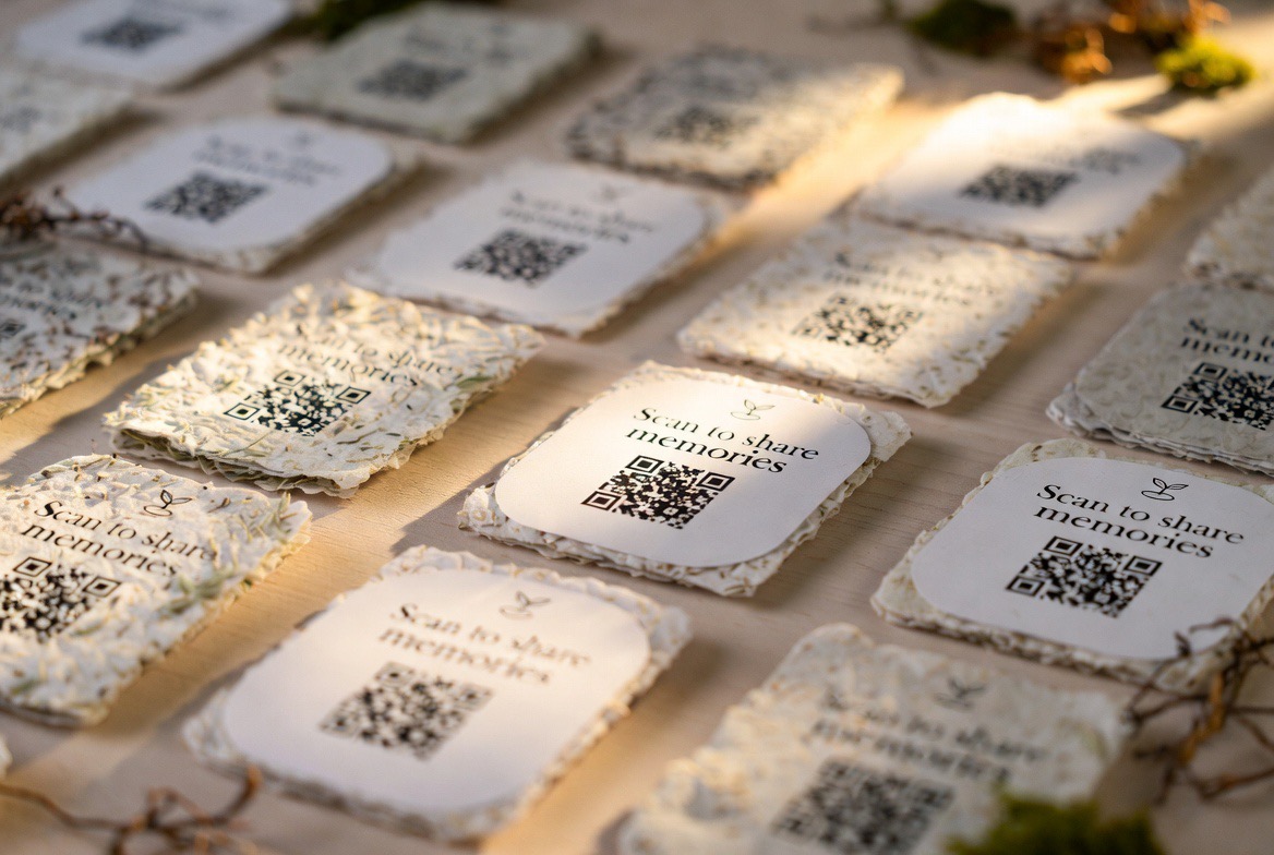 StoneLinked Groeikaarten - biologisch afbreekbaar groeipapier met QR-code